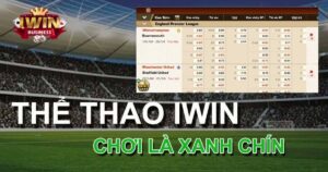 Cá cược thể thao Iwin - Dự đoán đúng tiền về liền tay