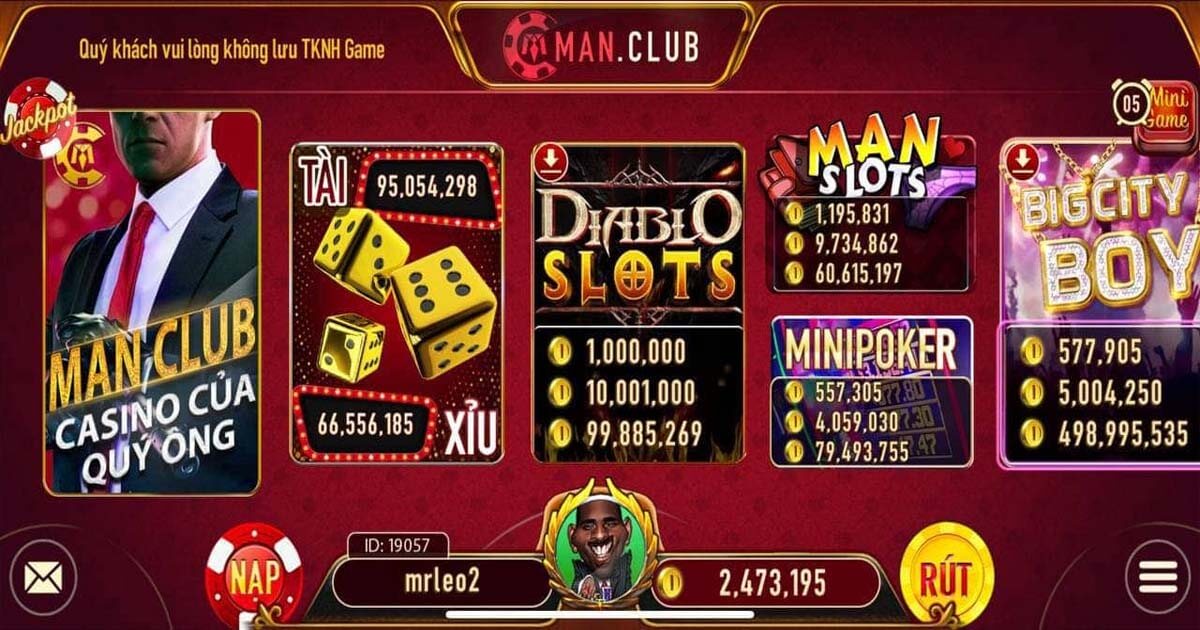 Cổng game bài đổi thưởng ManClub