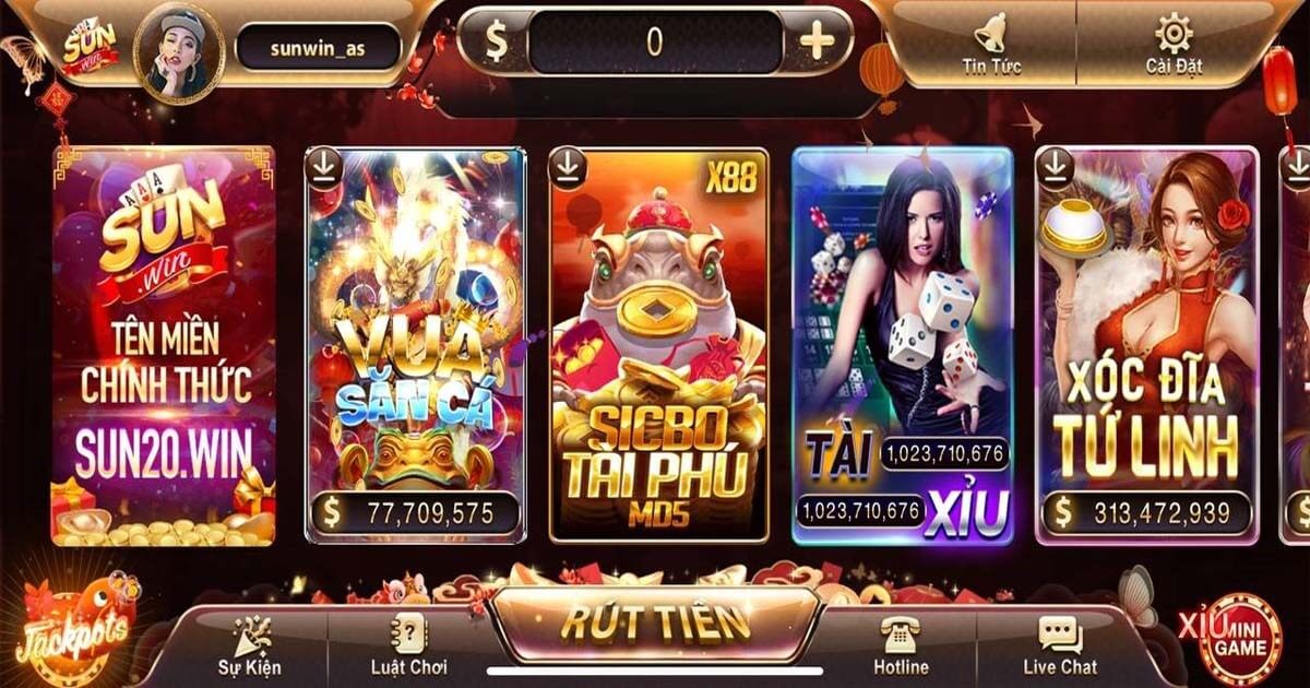 Cổng game bài đổi thưởng Sunwin