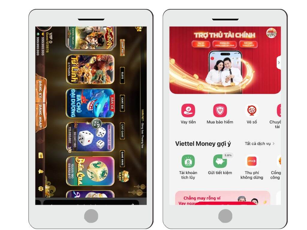 Viettel Money là app vay tiền để nạp game iwin không cần thế chấp