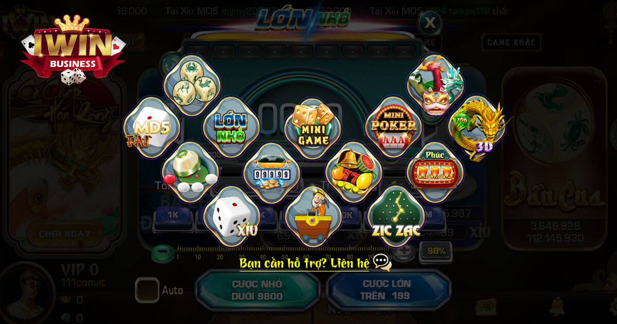 Giới thiệu game Lớn Nhỏ iWin